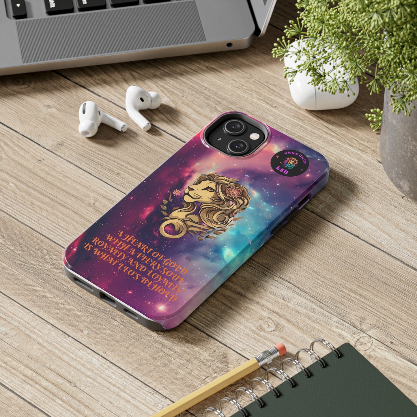 The Divine Dezign Leo Zodiac iPhone Case