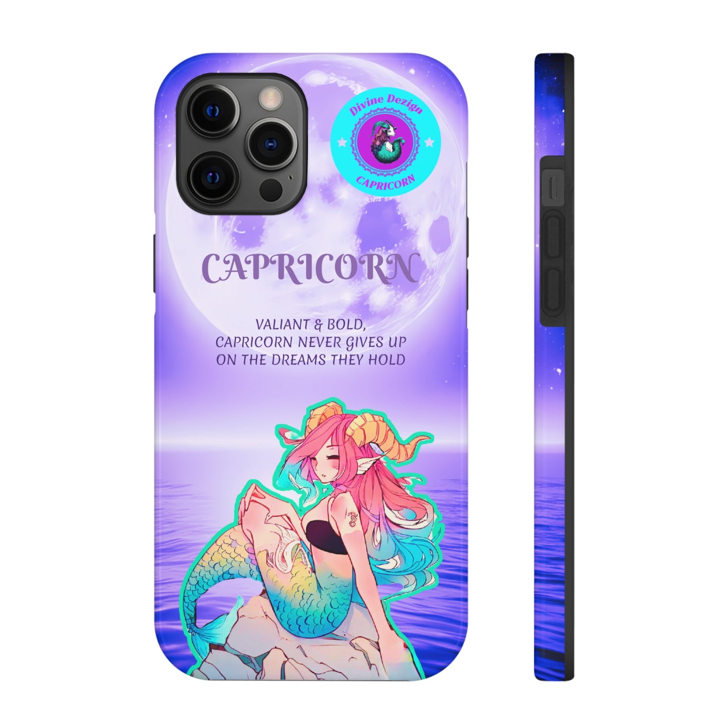 The Divine Dezign Capricorn Zodiac iPhone Case