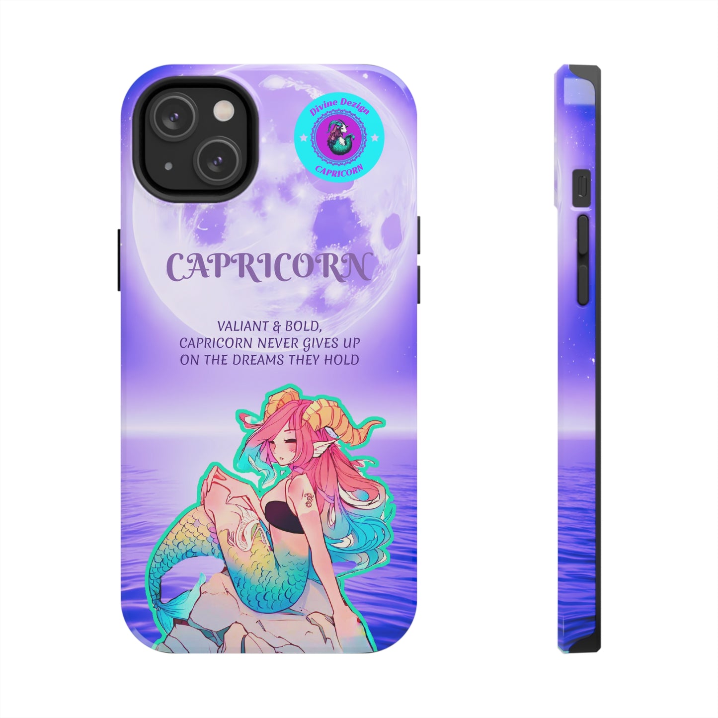 The Divine Dezign Capricorn Zodiac iPhone Case