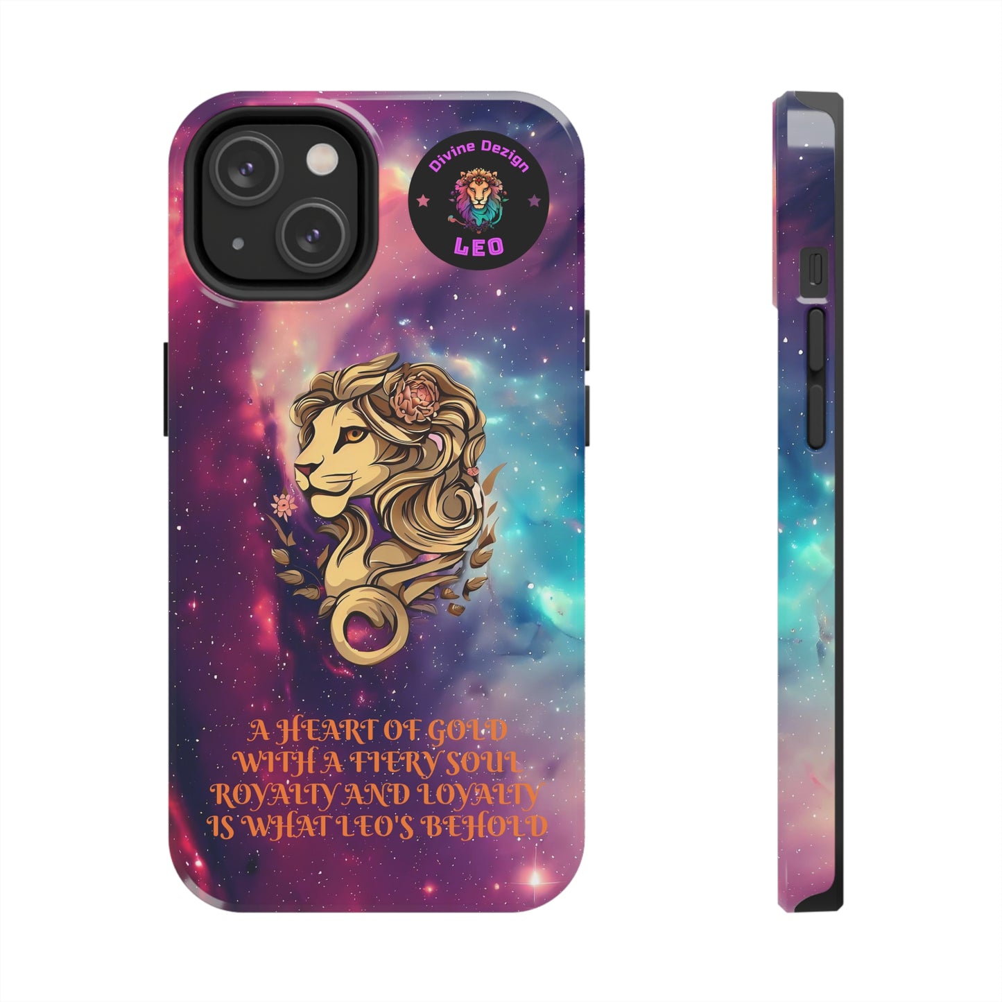 The Divine Dezign Leo Zodiac iPhone Case