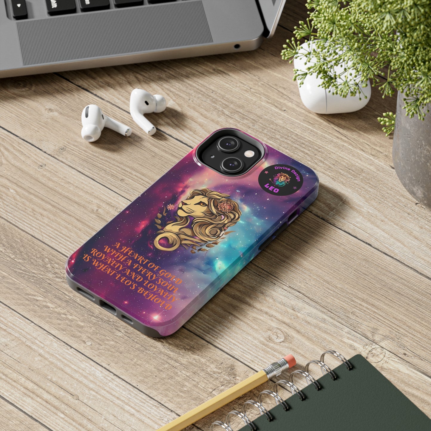 The Divine Dezign Leo Zodiac iPhone Case