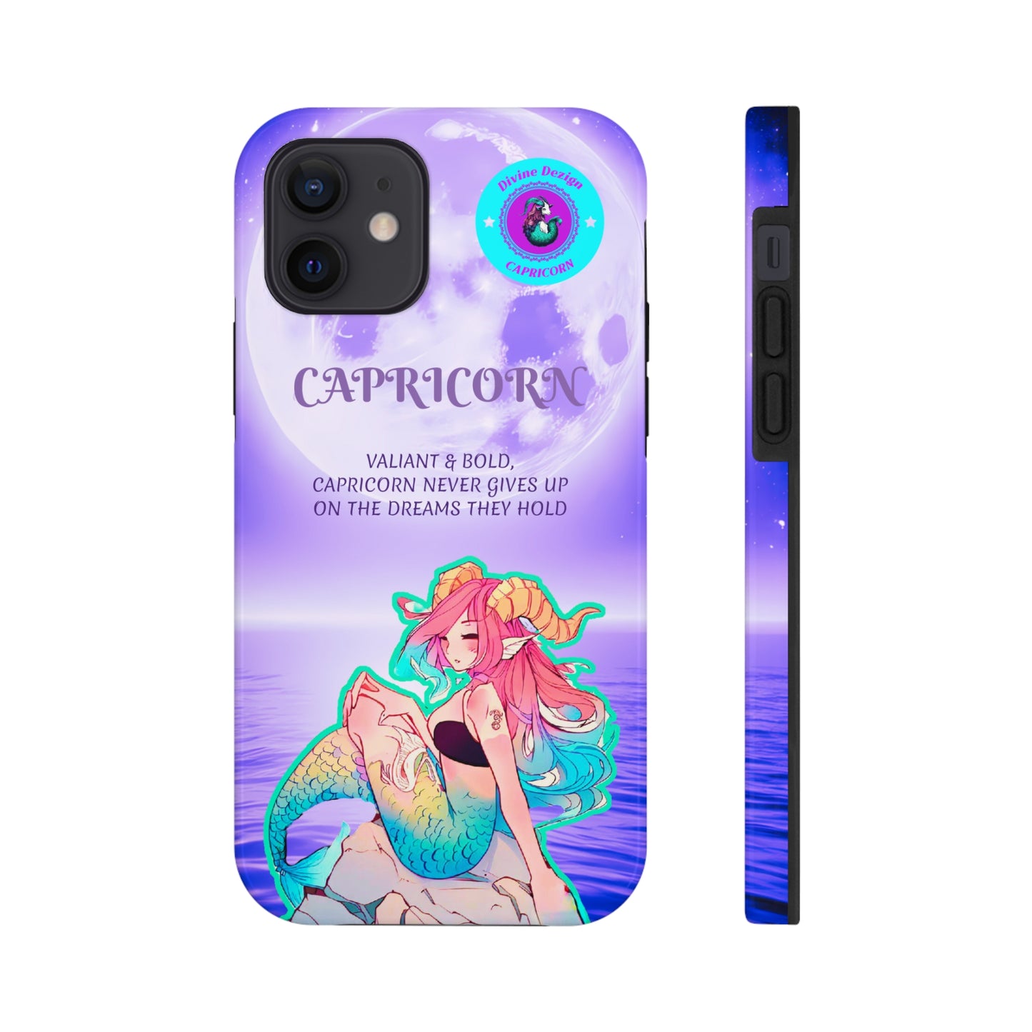 The Divine Dezign Capricorn Zodiac iPhone Case