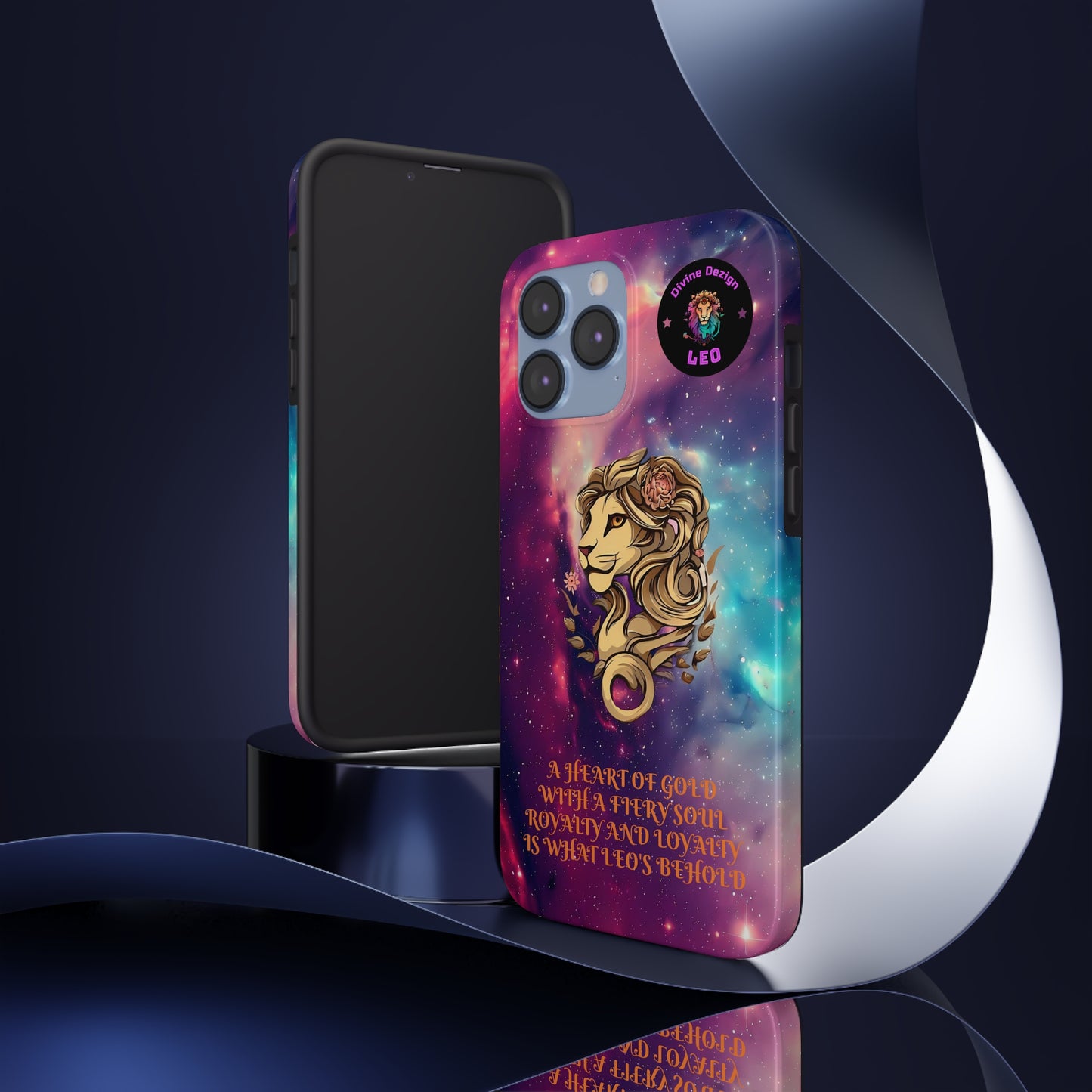 The Divine Dezign Leo Zodiac iPhone Case