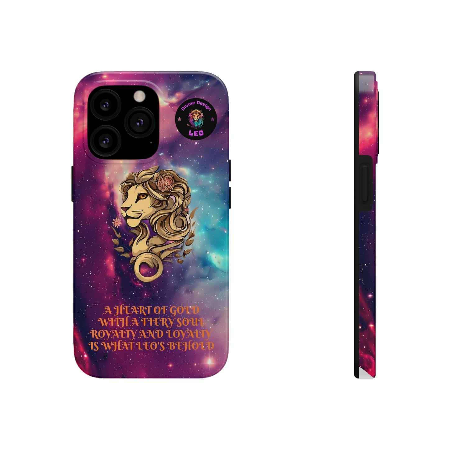 The Divine Dezign Leo Zodiac iPhone Case