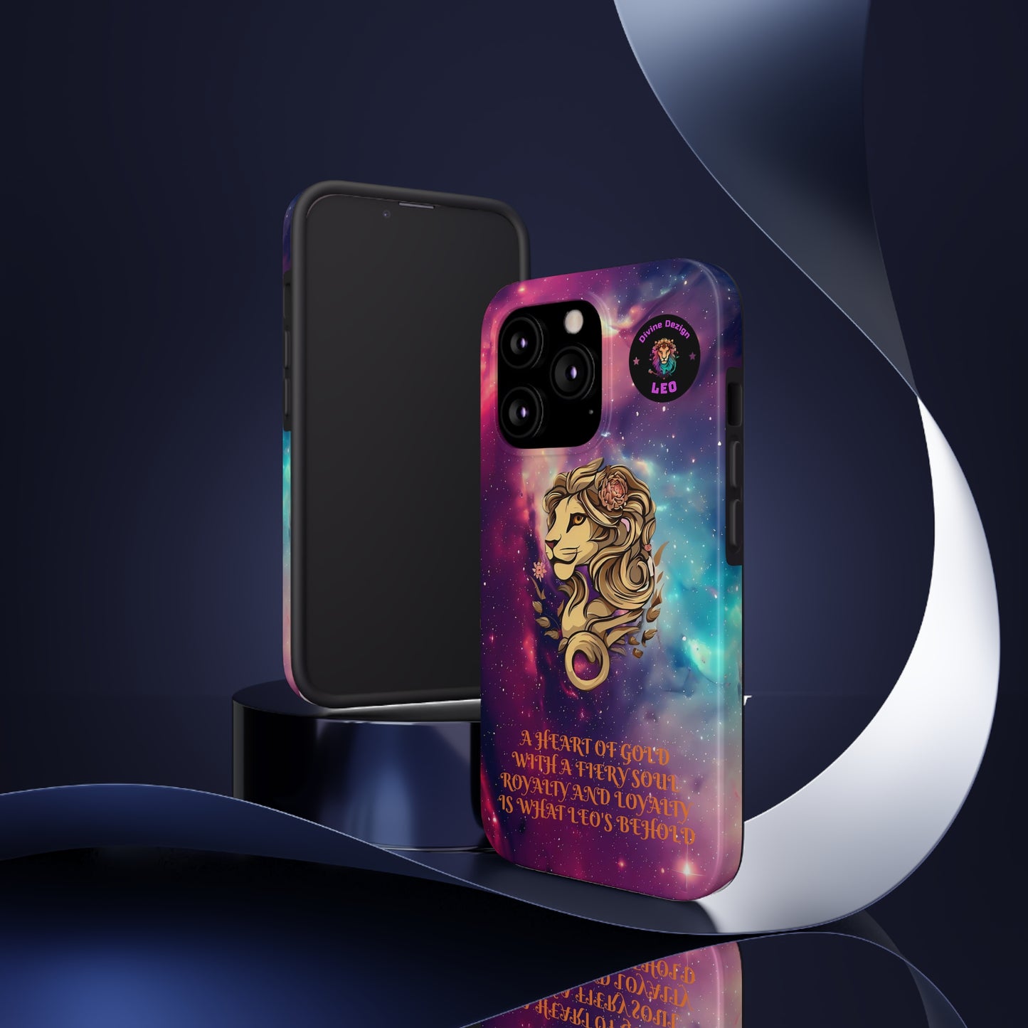 The Divine Dezign Leo Zodiac iPhone Case