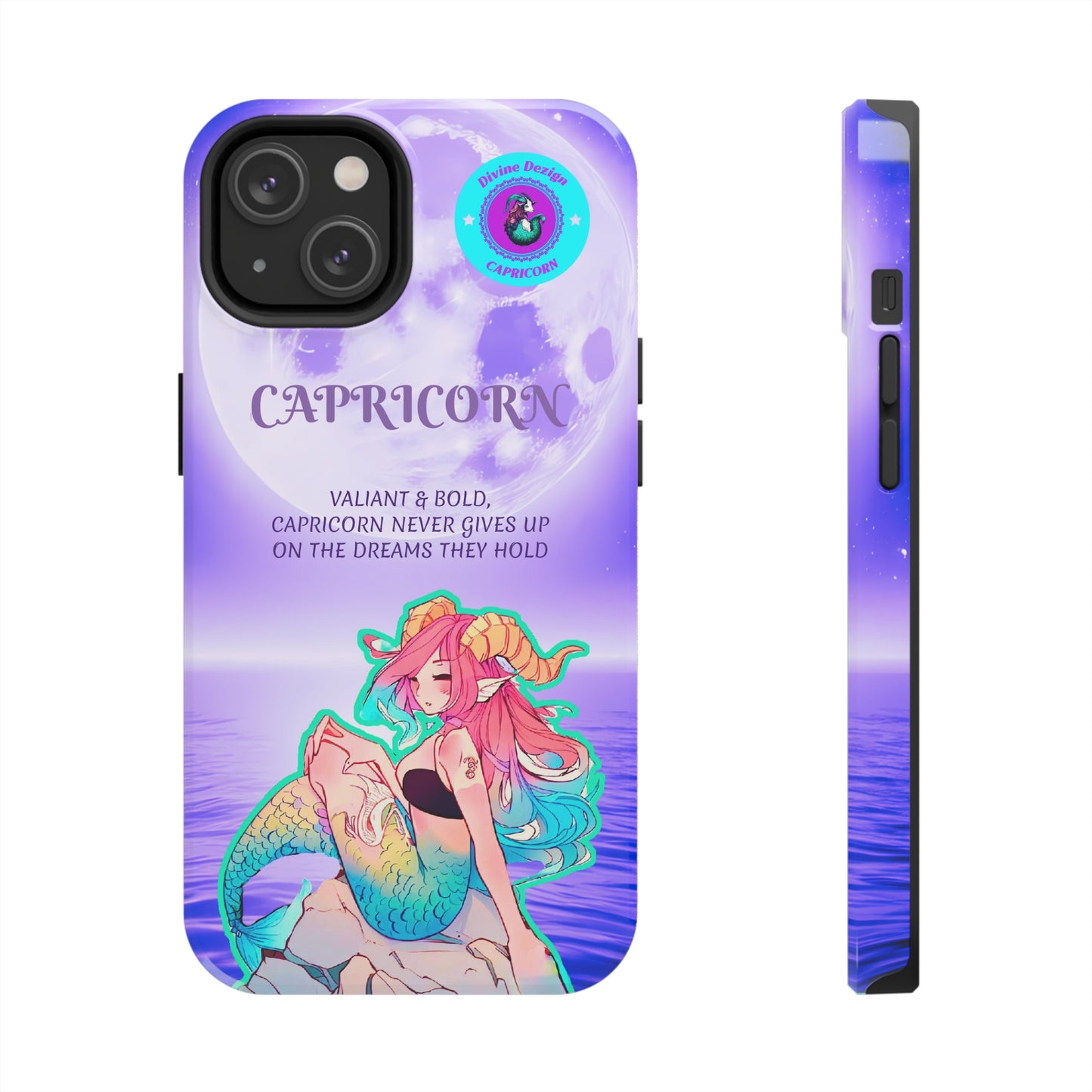 The Divine Dezign Capricorn Zodiac iPhone Case