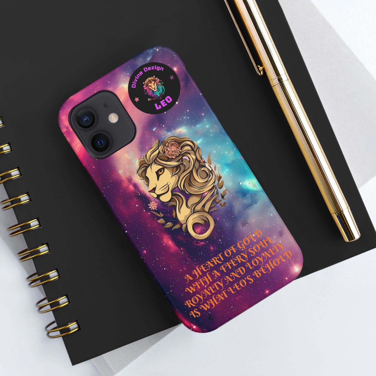 The Divine Dezign Leo Zodiac iPhone Case