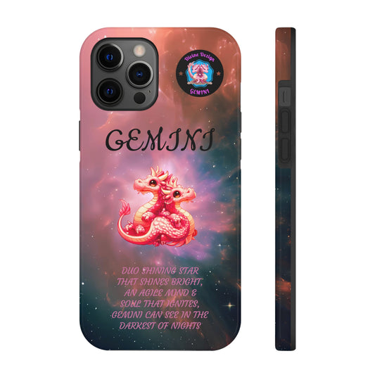 The Divine Dezign Gemini Zodiac iPhone Case