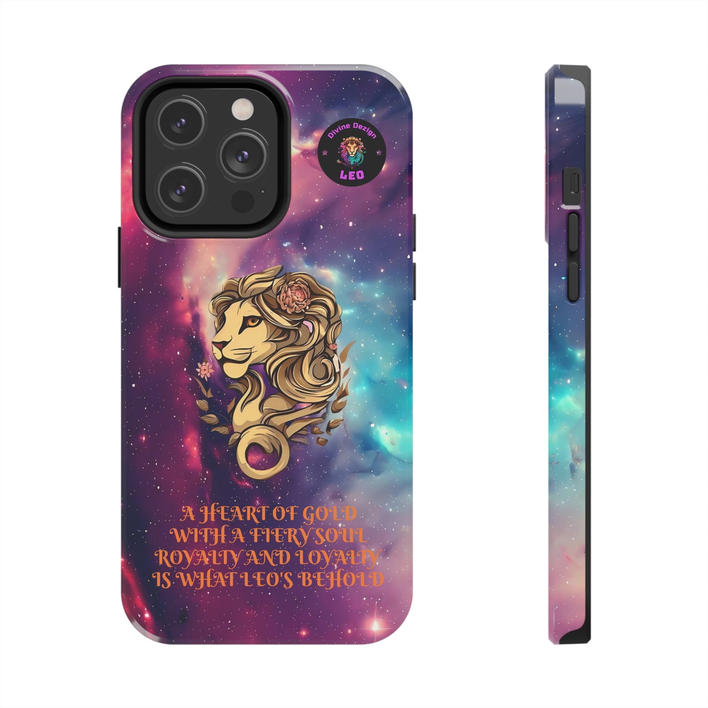 The Divine Dezign Leo Zodiac iPhone Case