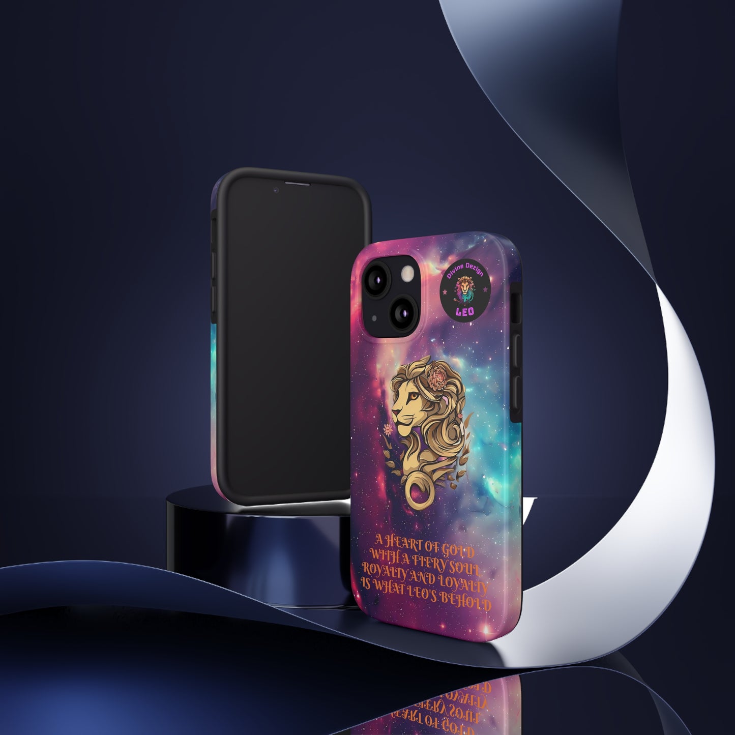 The Divine Dezign Leo Zodiac iPhone Case