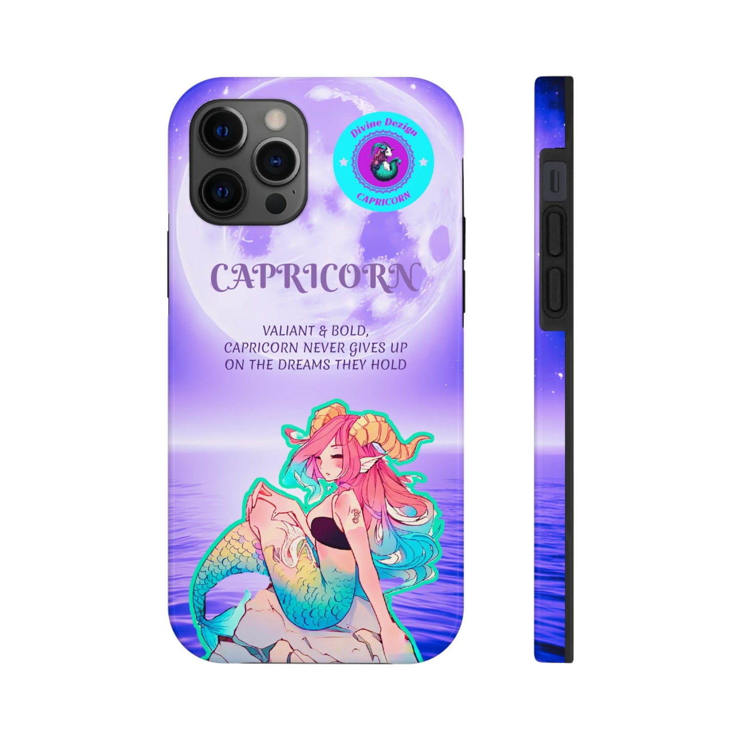 The Divine Dezign Capricorn Zodiac iPhone Case