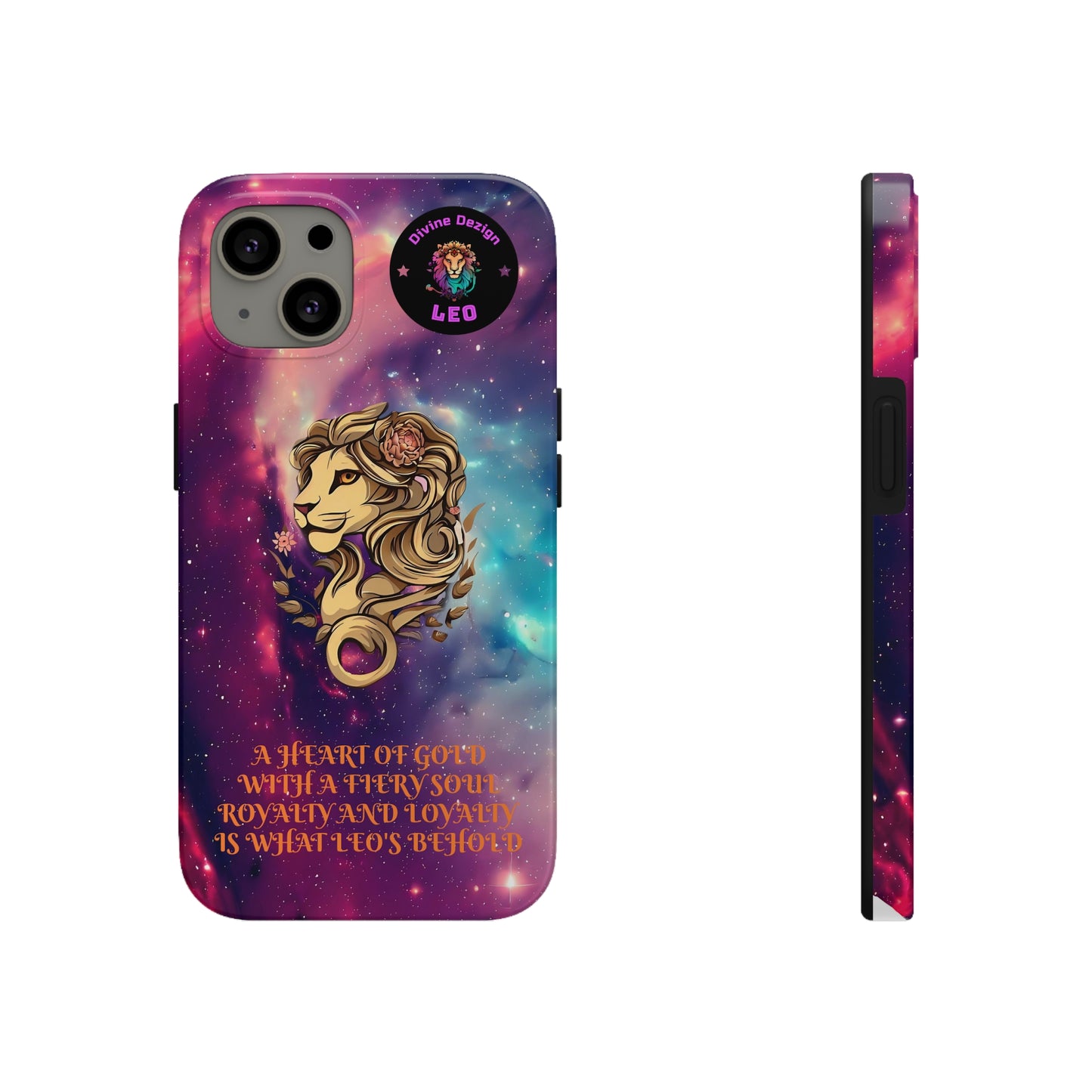 The Divine Dezign Leo Zodiac iPhone Case